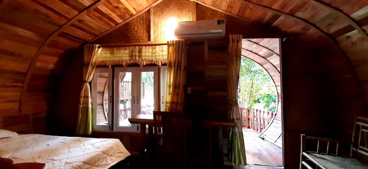 Eco Floor Bird Song Lodge Cat Tien Extérieur photo