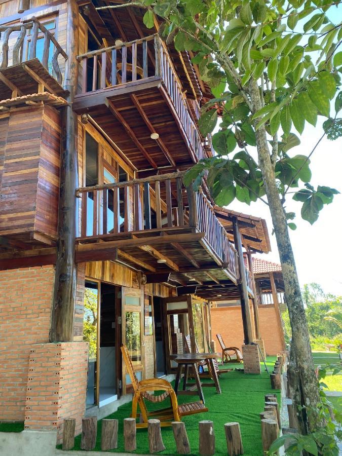 Eco Floor Bird Song Lodge Cat Tien Extérieur photo
