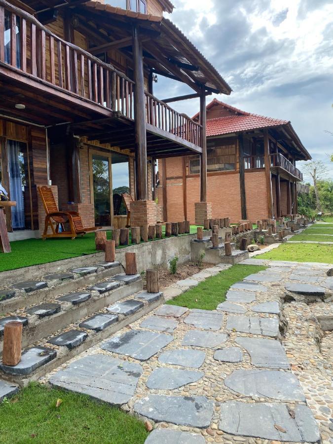 Eco Floor Bird Song Lodge Cat Tien Extérieur photo